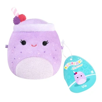 Squishmallows Micromallows SQMM0185-5er balení, super velké mini, plyšové figurky 6,5 cm (Marley,