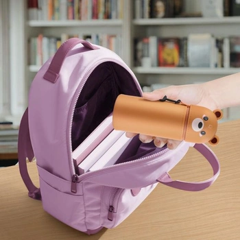 Kawaii Federmäppchen, medveď hnedý Silikón Federmäppchen 2 v 1