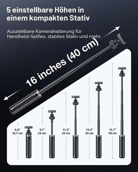 Magnetický mini stativ Llano 40 cm pro DJI Osmo Action 6, Osmo Nano pro DJI Action 6/Osmo Nano