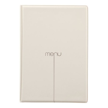 DAG Style Risto A4 Menu | 4+2 obálky | Piesková farba, netoxické PVC, 31,3 x 22,6 x 0,7 cm Piesková A4