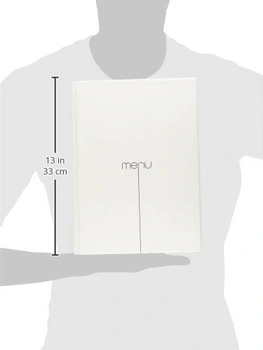DAG Style Risto A4 Menu | 4+2 obálky | Písková barva, netoxické PVC, 31,3 x 22,6 x 0,7 cm Písková A4