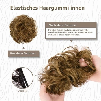 Příčesek BARSDAR hnědá se světle blond