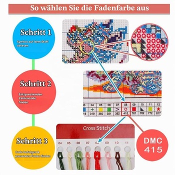 Leczany DIY sada pre krížikové vyšívanie: Kompletný sortiment predtlačených štartovacích sád pre