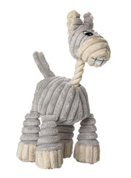 HUNTER HUGGLY BLANKET DONKEY, hračka pre psov, plyšová, maznavá deka, somár, 27 cm, šedá