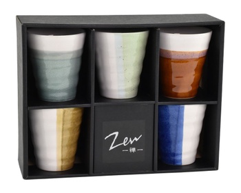 Set keramických kalíškov Japan Zen 5 ks II. akosť