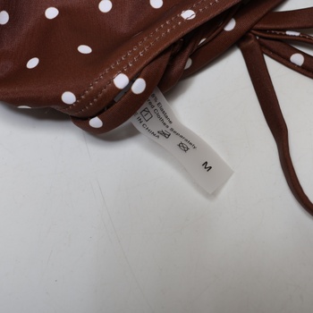 GORGLITTER Trojuholníkové Bikiny Dámske Sexy Bikiny s Ramenným Výstrihom a Bodkami, Retro Štýl,