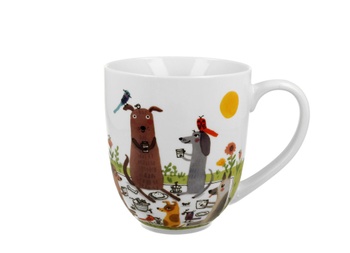 Hrnček XXL PSÍ PIKNIK 1000 ml - II. akosť