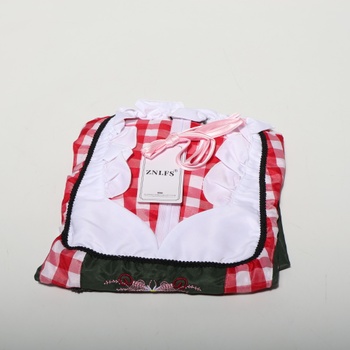Dámsky kostým dirndl na Oktoberfest, kostým slúžky, kostým nemeckého pivného festivalu, bavorské