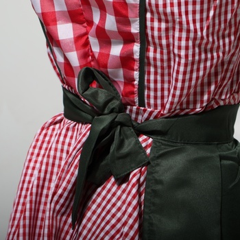 Dámsky kostým dirndl na Oktoberfest, kostým slúžky, kostým nemeckého pivného festivalu, bavorské