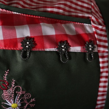 Dámsky kostým dirndl na Oktoberfest, kostým slúžky, kostým nemeckého pivného festivalu, bavorské