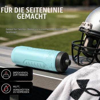 Fľaša na vodu Under Armour Sideline Squeeze s viečkom Quick-Shot, pre rýchlu a jednoduchú hydratáciu,
