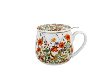 Hrnček na bylinky VTÁKY V TRNÍ 400 ml II. akosť