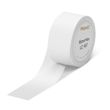 Náhradné balenie štítkovej pásky MakeID L1-C, 16 mm x 4 m súvislá štítková páska, tepelne