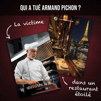 Platonia Games Criminels Pocket Folder – Kto zabil Armanda Pichona? Vražda v gastronomickej