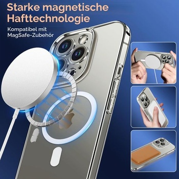 Pouzdro ivoler pro iPhone 15 Pro s MagSafe, [ochrana fotoaparátu] odolné proti žloutnutí a