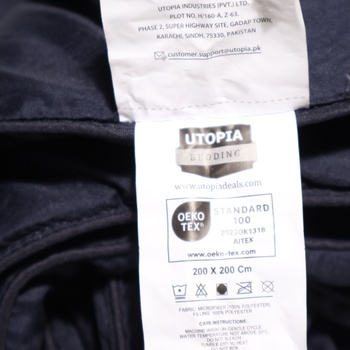 Deka Utopia modrá 200 x 200 cm