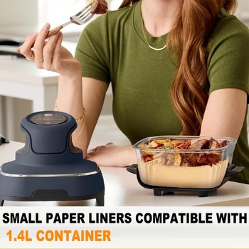 Sada 200 kusov papiera na pečenie VIKKI pre prenosnú fritézu Ninja CRISPi FN101EUGY 3,8 l a 1,4 l,