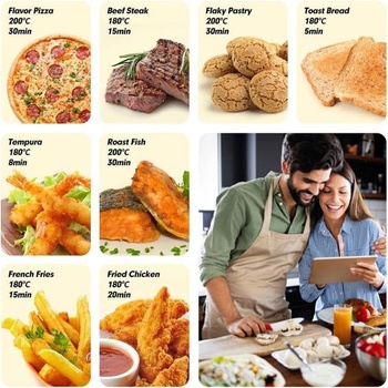 Sada 200 kusov papiera na pečenie VIKKI pre prenosnú fritézu Ninja CRISPi FN101EUGY 3,8 l a 1,4 l,
