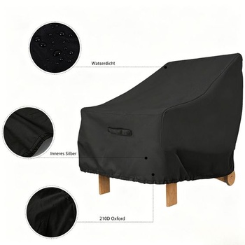 Potah na židli Adirondack 80×85×91cm, ochranný potah na zahradní židli, 210D Oxford, 1 kus
