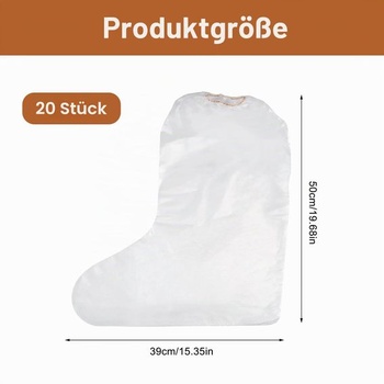 10 párov nepremokavých návlekov na topánky s gumičkou, jednorazové návleky na topánky
