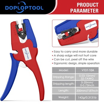 Automatický odizolovač Doplop pro elektroinstalace a elektroniku [AWG 32-7/0,03-16 mm²]