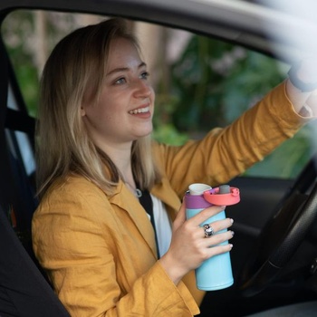 Láhev na pití Super Sparrow z nerezové oceli 18/10 - ultralehký hrnek na pití - 750 ml - bez BPA,