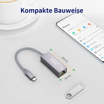 Adaptér ULT-WIIQ USB C 2.5GbE LAN