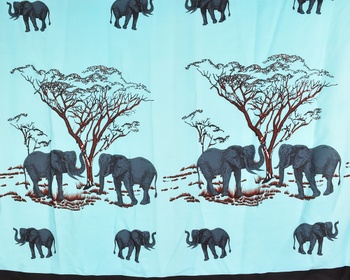 Sarong - Pareo REN, slony, svetlo modrá, II. akosť