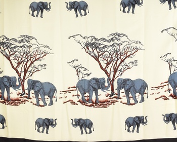 Sarong - Pareo REN, slony, krémová, II.