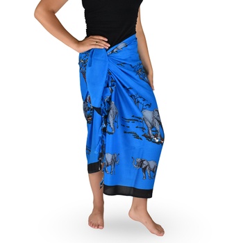 Sarong - Pareo REN, slony, modrá, II. akosť