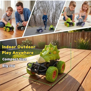 Monster Truck, 2dielna sada autíčok s inerciálnym pohonom, otočná o 360 °, vyskakovací efekt, detská