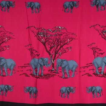 Sarong - Pareo REN, slony, malinová, II. akosť