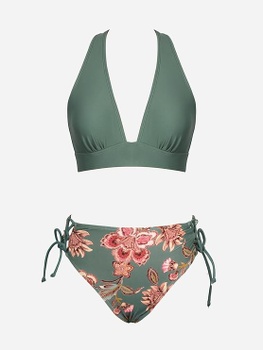 Dámske dvojdielne plavky Cupshe Bikiny, olivovo zelené