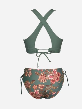 Dámske dvojdielne plavky Cupshe Bikiny, olivovo zelené