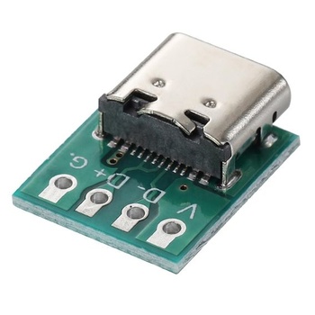 Greluma 6dílný adaptér z 16pinového konektoru typu C na 2,54mm konektor pro plošné spoje, USB C na