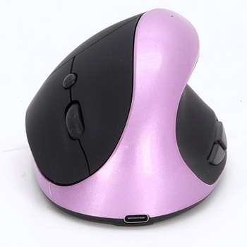 Ergonomická myš, bezdrôtová 2,4G vysoko presná dobíjacia ergonomická vertikálna myš, nastaviteľné