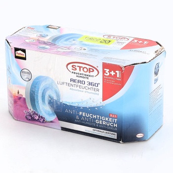 Náhradné tablety do odvlhčovača Pattex AERO 360 ° levanduľa, 3 +1 x 450g levanduľa 4 x 450g náhradné