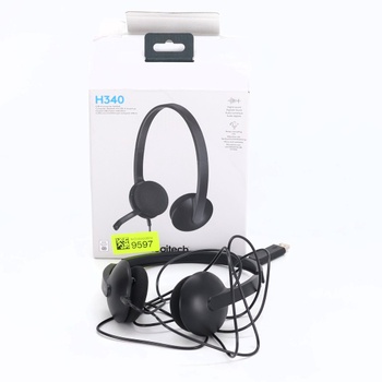 Kabelová sluchátka Logitech H340