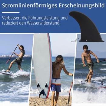 Odlučovač vody na surfové plutvy JEEZAO, odnímateľný univerzálny pre surfové dosky, longboardy a