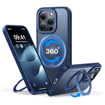 Kryt QTlier C360 modrý pre iPhone 16 Pro Max