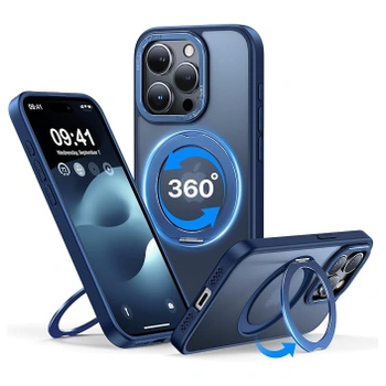 Kryt QTlier C360 modrý pre iPhone 16 Pro Max