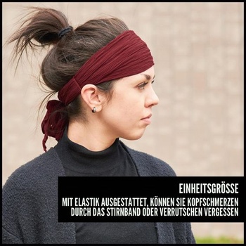 Dámska čelenka a pánska čelenka, šatka a bandana CHARM čierna