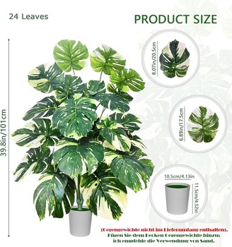 Umelá rastlina Monstera 101 cm Natligard