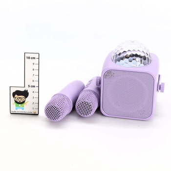 Karaoke automat Dislocati s 2 Bluetooth mikrofónmi pre deti, darček pre dievčatá 3-15 rokov, hudobný