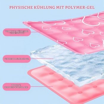 Chladicí podložka pro psy, vstřikování vody, chladicí deka pro psy, voděodolná a odolná proti