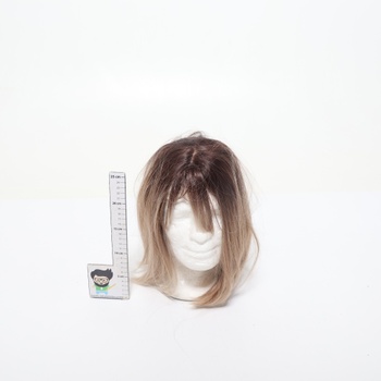 Esmee krátka blond ombré bob parochňa pre ženy, žiaruvzdorná prírodná kučeravá syntetická parochňa pre