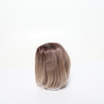 Esmee krátka blond ombré bob parochňa pre ženy, žiaruvzdorná prírodná kučeravá syntetická parochňa pre