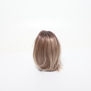 Esmee krátka blond ombré bob parochňa pre ženy, žiaruvzdorná prírodná kučeravá syntetická parochňa pre