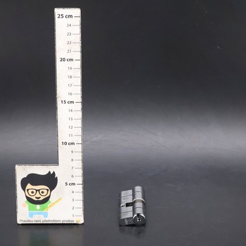 Abus valec s dvojitým vstupom D6PSN 30/35 mm Bkn, poniklovaný