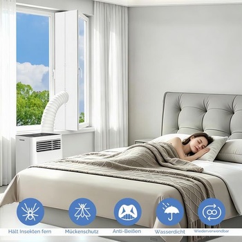 Tesnenie okna 300 cm pre prenosné klimatizácie, tesnenie okna klimatizácie, sušička odpadného vzduchu,